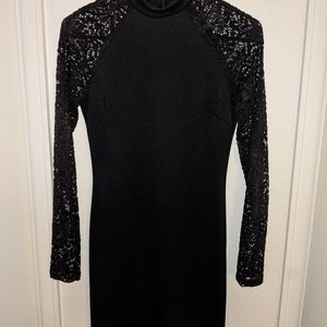 Black cocktail dress